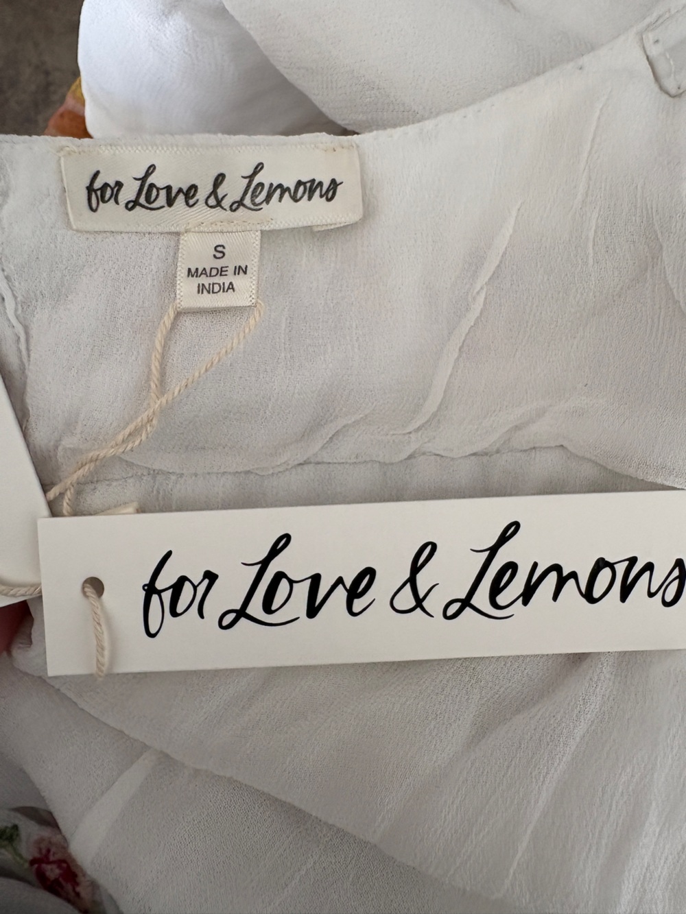 $689 NWT For Love and Lemons “Julianne” Maxi Dress in Cream Sz Small - Picture 4 of 14